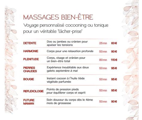 massage naturiste strasbourg|La Carte des massages